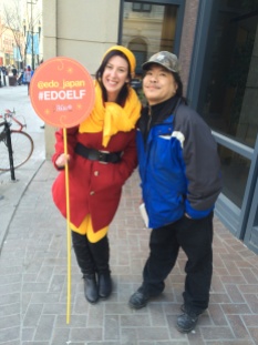 Taking the streets to help others as the Edo Elf!